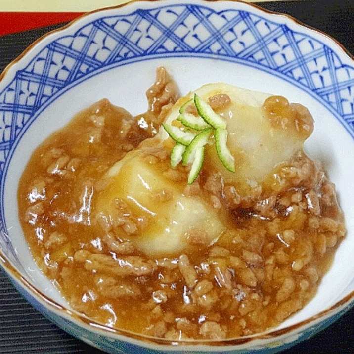 レンジで簡単☆　「里芋のそぼろあんかけ」